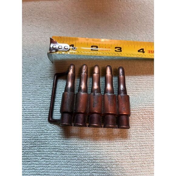 Vintage Bullets Belt Buckle - Picture 2 of 4